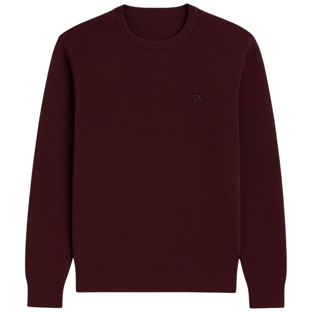 Calvin Klein pullover merino bordeaux LV04LB305GVAQ Maglieria Calvin Klein