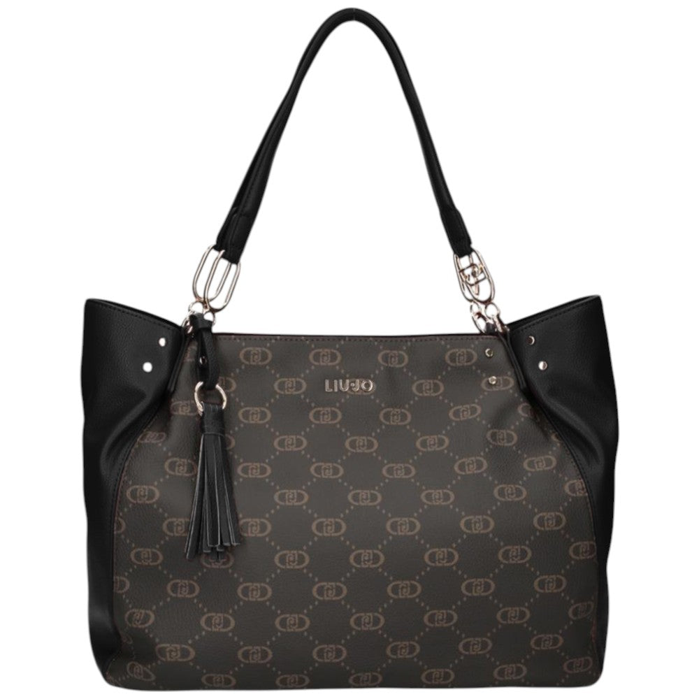 Liu Jo borsa tote nera media AF5112E0053-22222 Borse Liu Jo