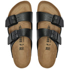 Birkenstock ciabatta Arizona hiny lizard black, Birko Flor Embossed 1027835 Ciabatte Birkenstock