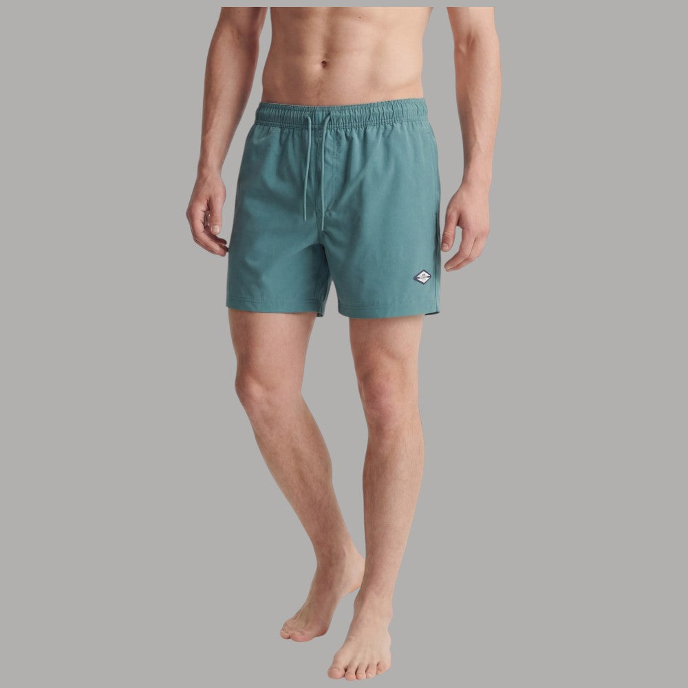 Jack & Jones Costume da Bagno Uomo Regular Fit con Tasche e Coulisse blu con logo frontale