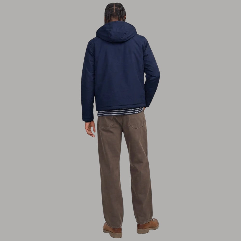 Giubbino da uomo Jack & Jones nero resistente all'acqua