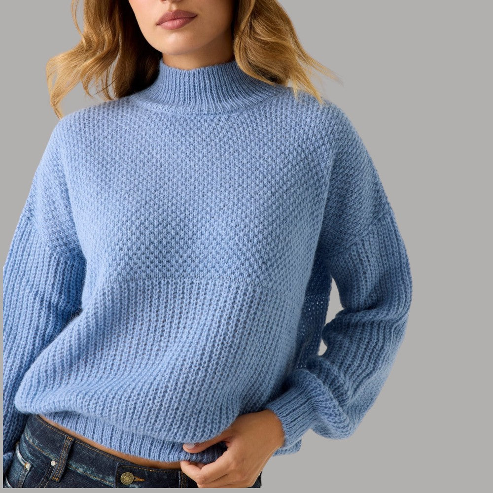 Guess maglione azzurro in misto alpaca W5BR32 Z2R40 F7MH - Prodotti di Classe