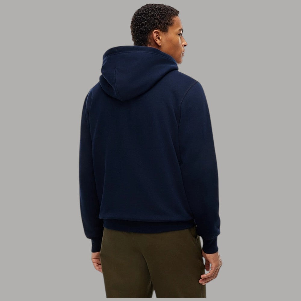 Felpa con cappuccio e zip Tommy Hilfiger con logo piccolo