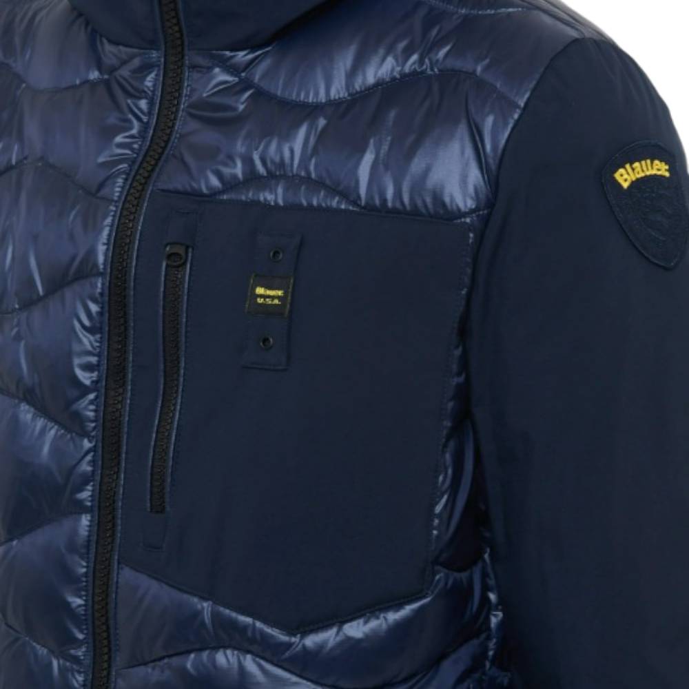 Blauer piumino blu in piuma Albert 25WBLUC08078 Giubbini Blauer