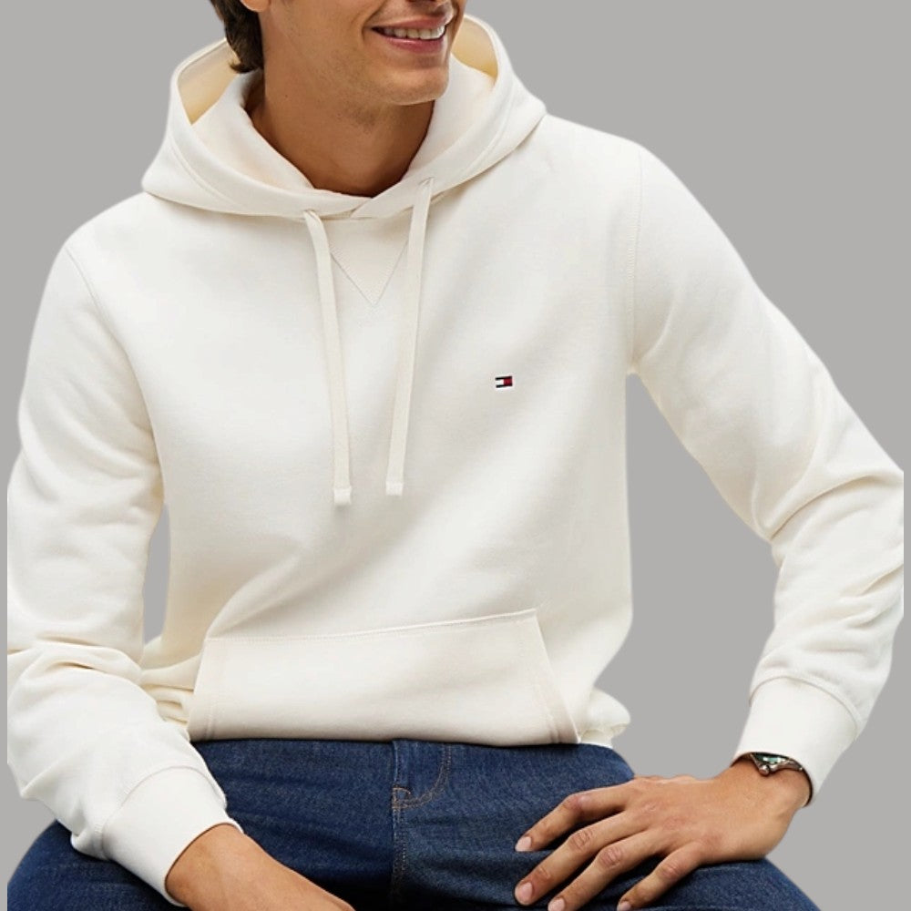 Felpa con cappuccio Tommy Hilfiger con piccolo logo ricamato
