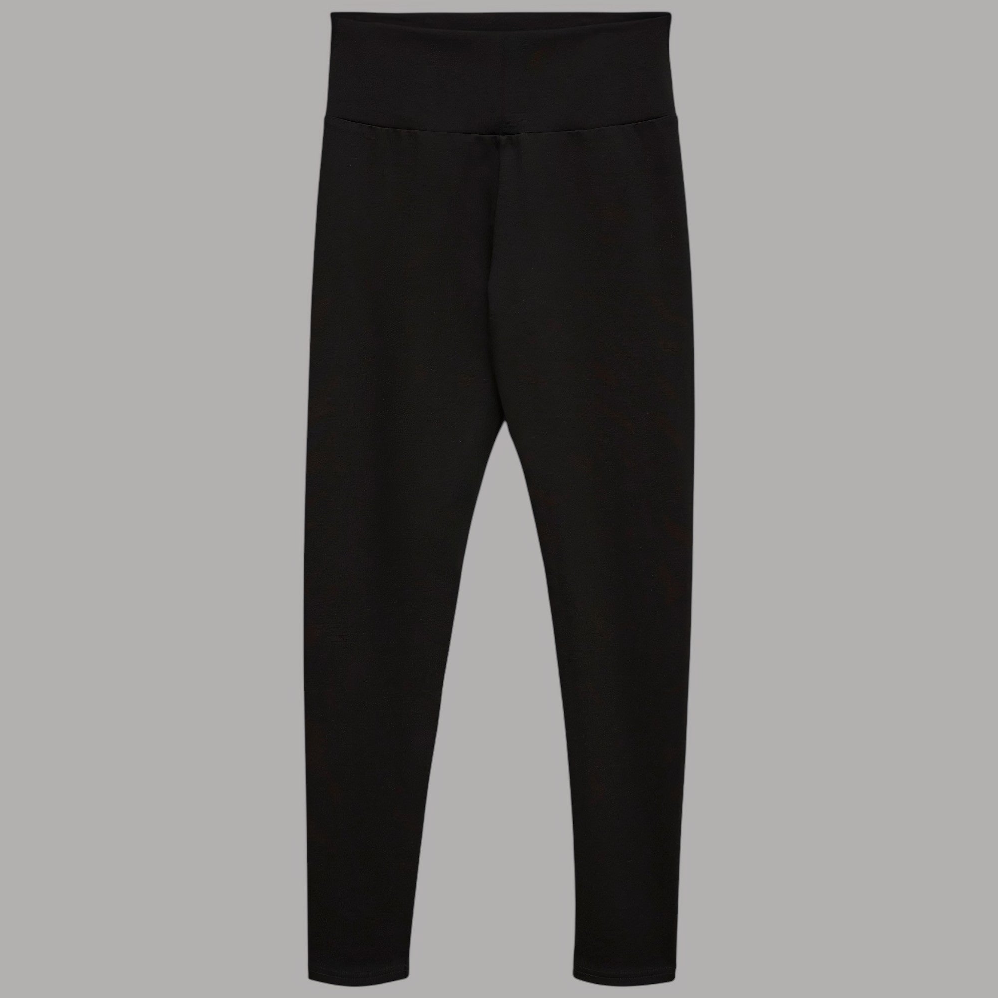 Vero Moda Bubble black leggings with high waist and smooth texture