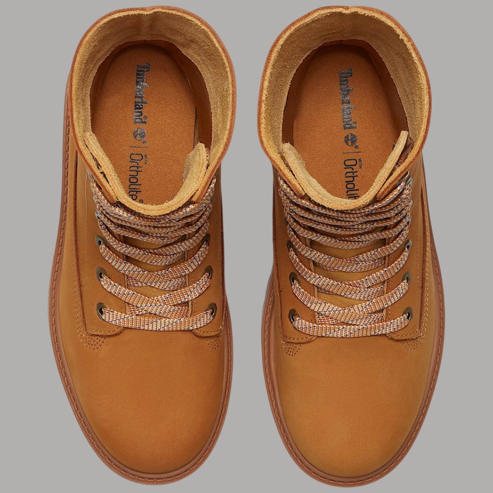 Timberland Stone Street Mid da Donna in giallo con plateau e chiusura stringata