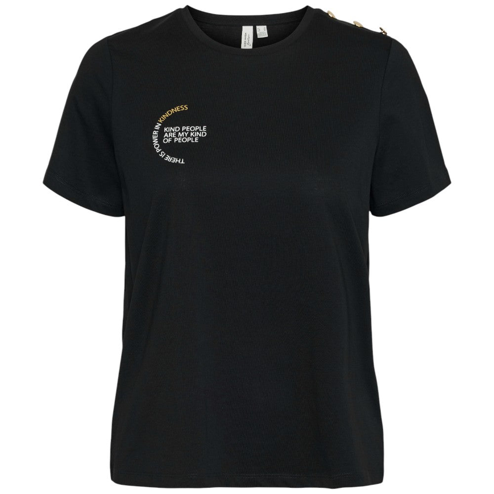 Vero Moda T-shirt nera Vita 10321899 T-shirt Vero Moda