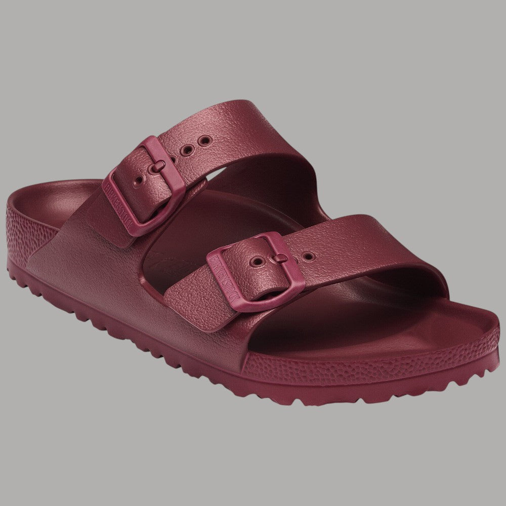 Birkenstock Arizona EVA ciabatte rosso vino chiusure con fibbie in EVA