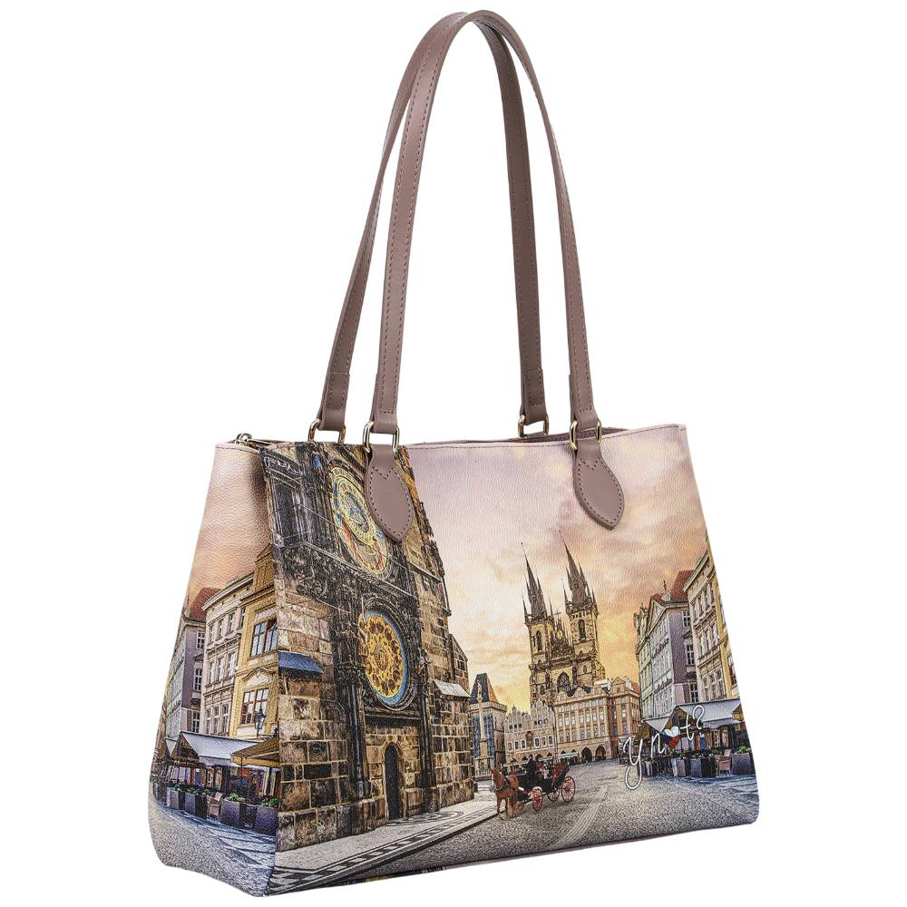 YNot borsa a spalla ASTRO CLOCK linea YESBAG YES594F6 Borse YNot