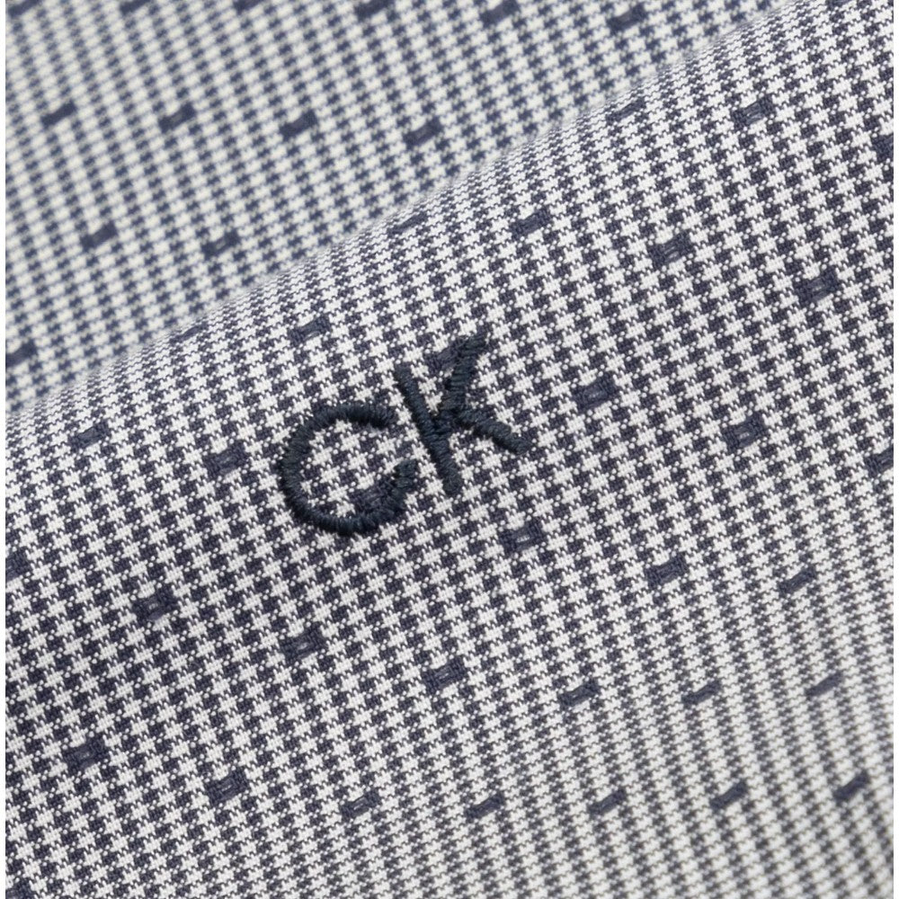 Calvin Klein camicia blu scuro micro pois K10K112587 Camicie Calvin Klein