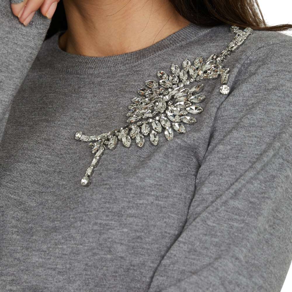 Relish pullover grigio CRETAS RDA2502605010 Maglieria Relish