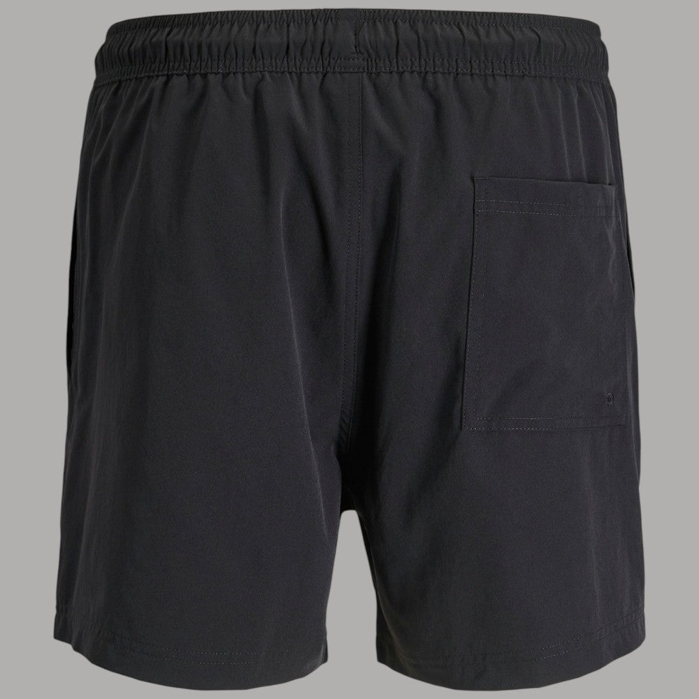 Jack & Jones Costume da Bagno Uomo Regular Fit nero con tasche e coulisse