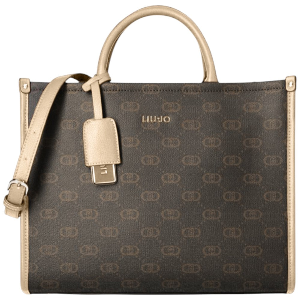 Liu Jo borsa tote neutra con logo AF5206E0668-51308 Borse Liu Jo