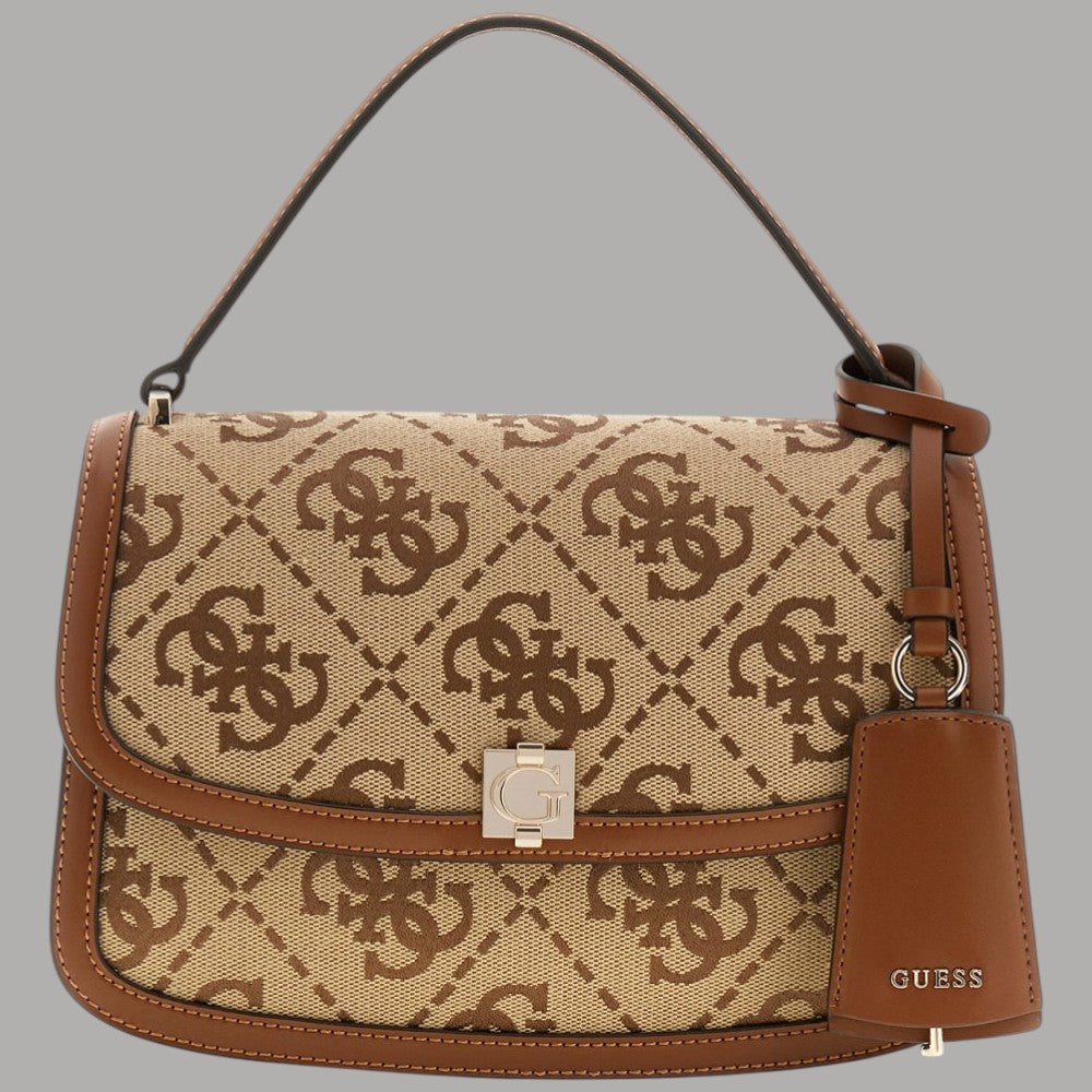 Borsa a mano Guess Audrey Flap Bag con logo