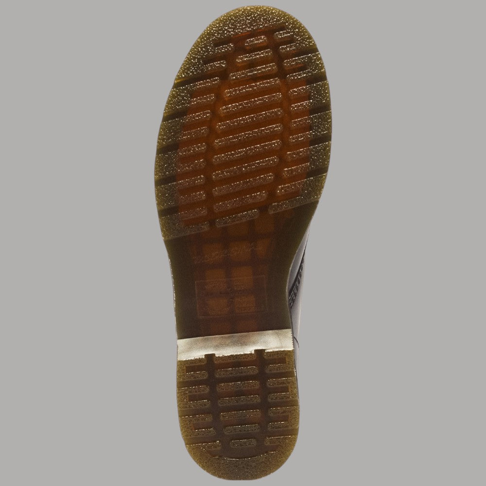 Stivali stringati Dr Martens 1460 in pelle Smooth con suola antiscivolo marrone