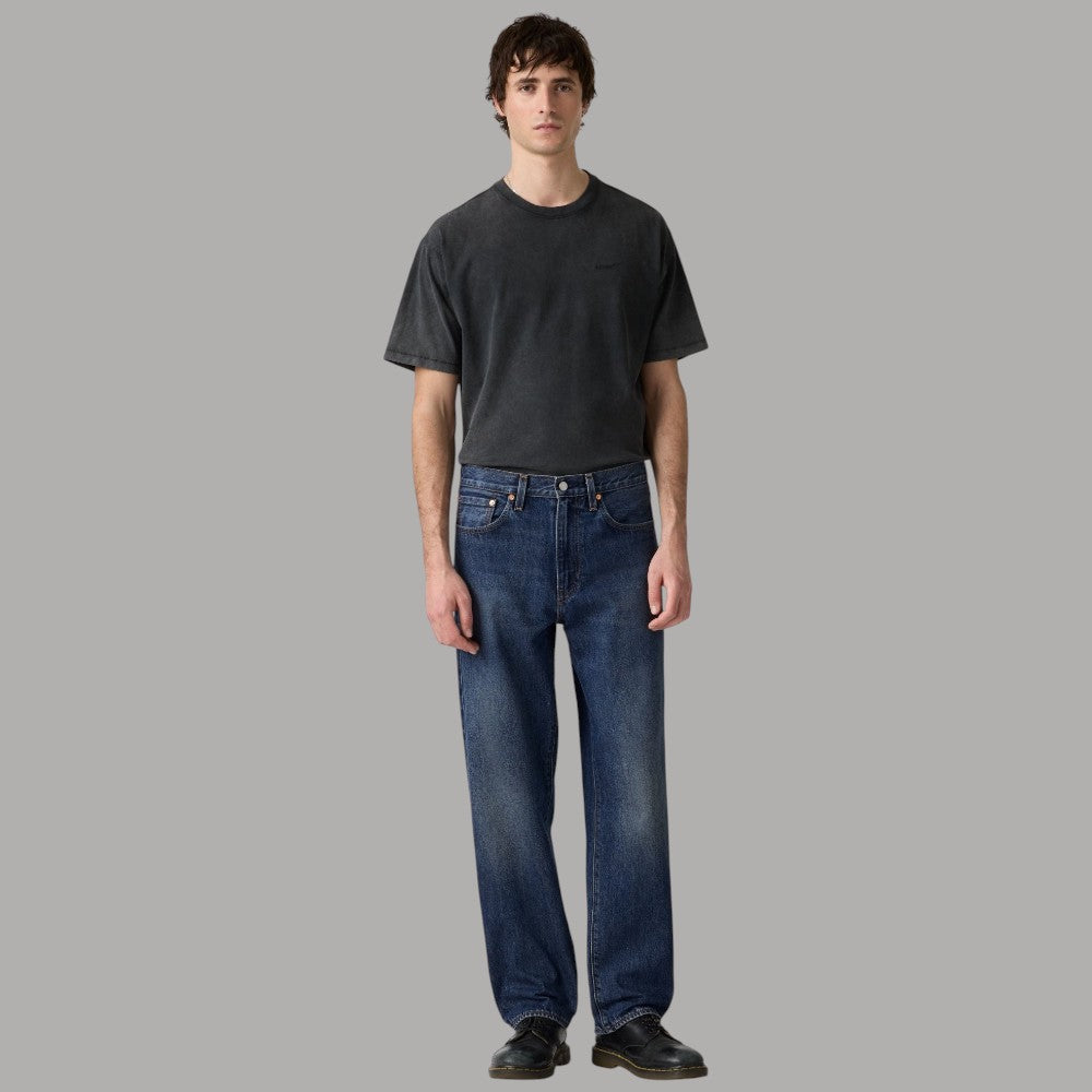 Jeans uomo Levi's 568 straight loose blu in denim