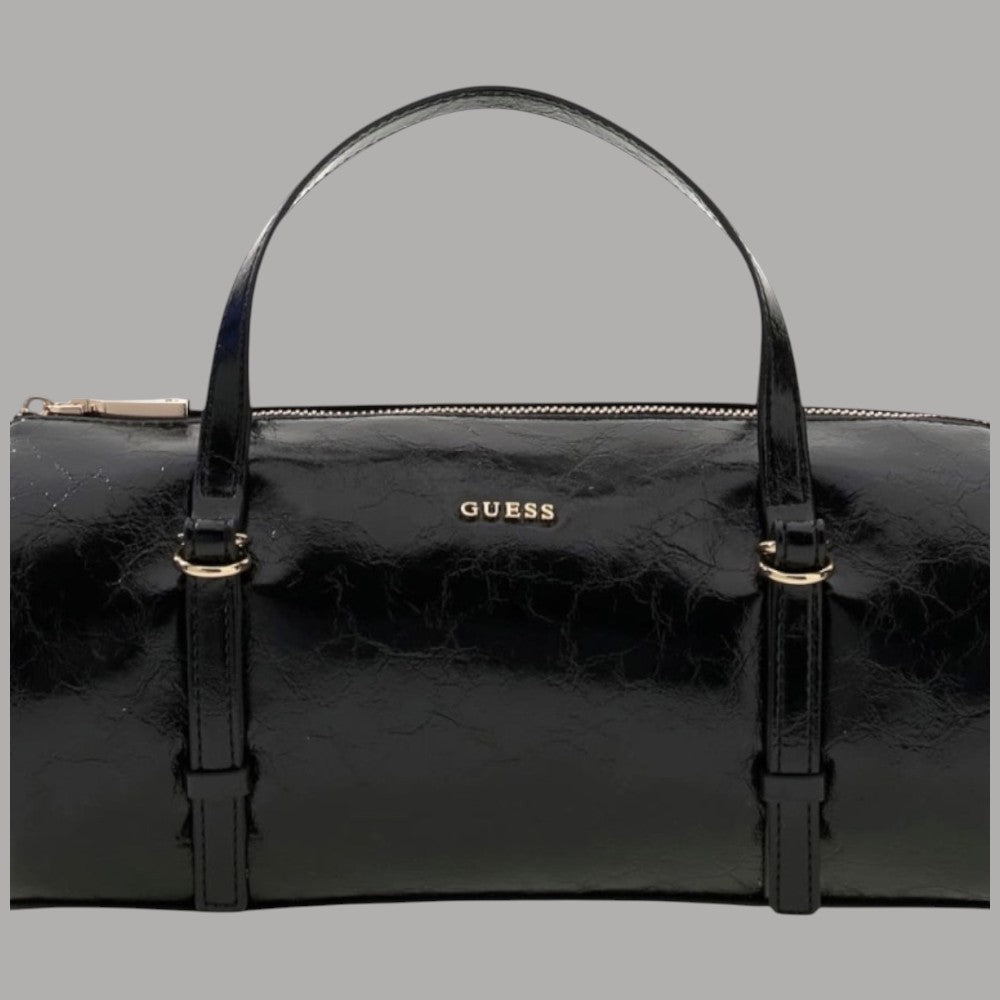 Borsa bauletto Guess Taylor Mini con stampa monogramma