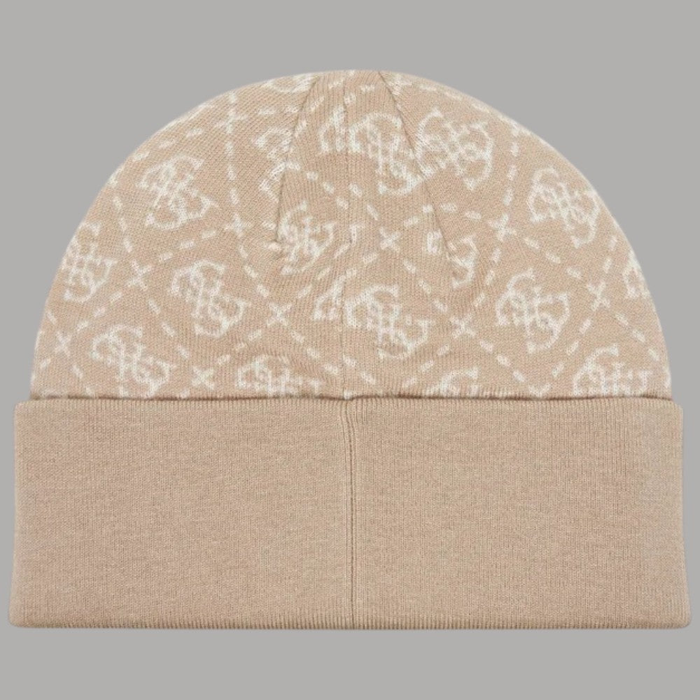 Guess berretto beige con logo 4G M5BZ18 Z0442 FNIF - Prodotti di Classe