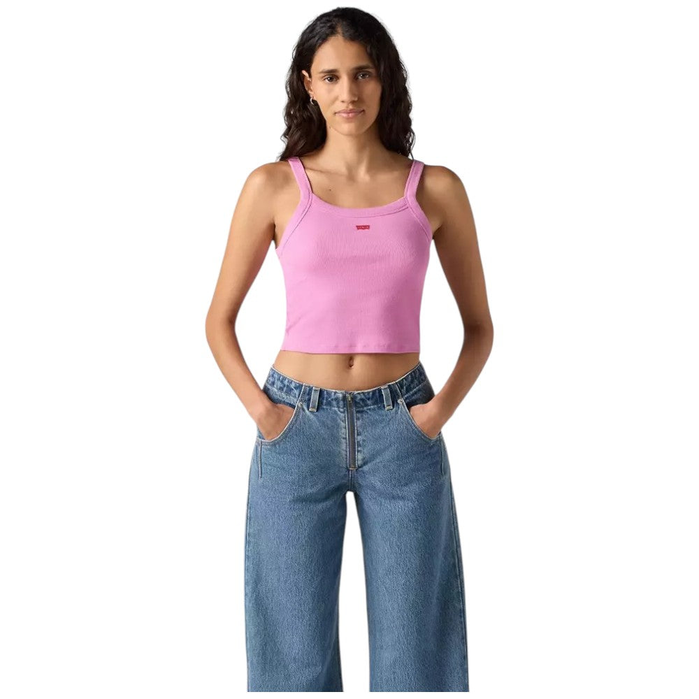 Levi's canotta rosa logo piccolo A74200018 T-shirt LEVI'S