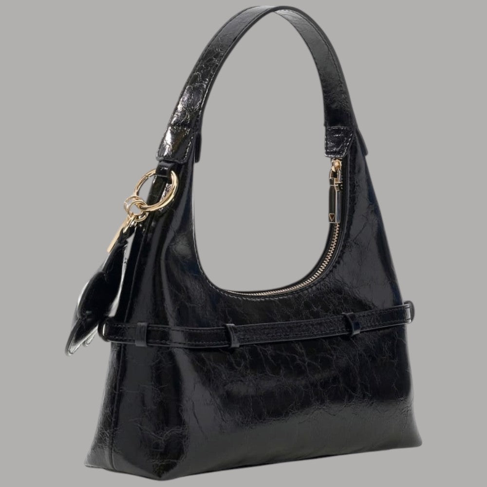 Borsa hobo mini Guess Taylor nera