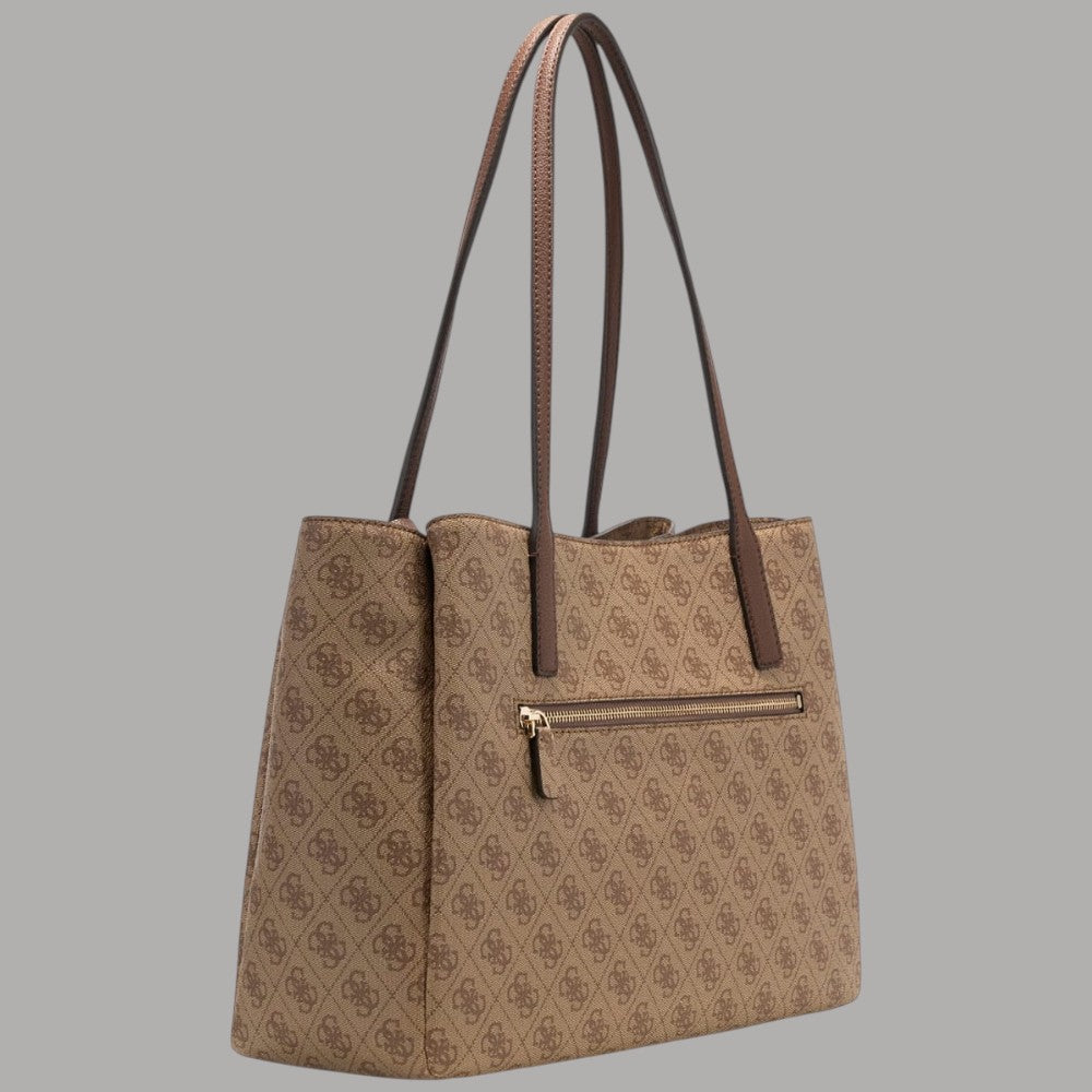 Borsa shopping Guess Noelle II Tech Tote con fantasia monogramma all-over
