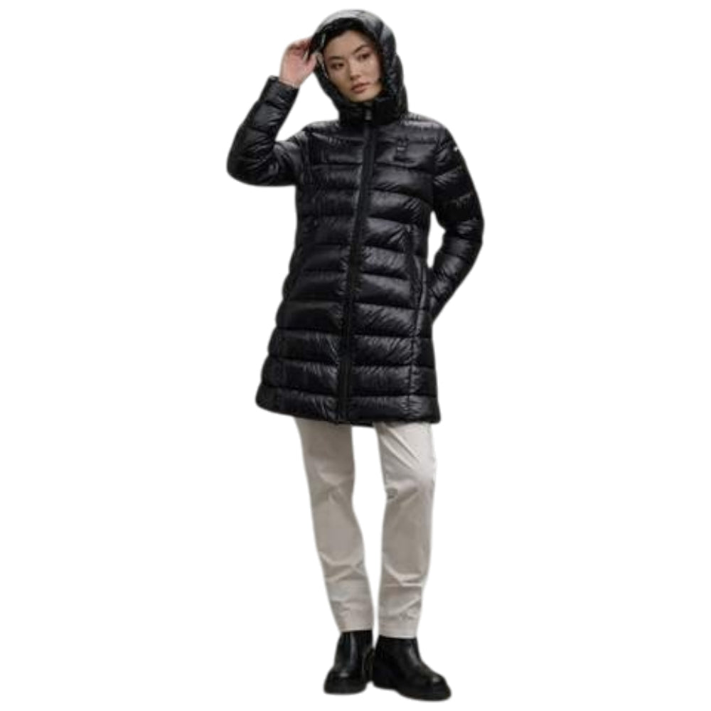 Blauer piumino lungo nero Adelaide 25WBLDK02069 Giubbini Blauer