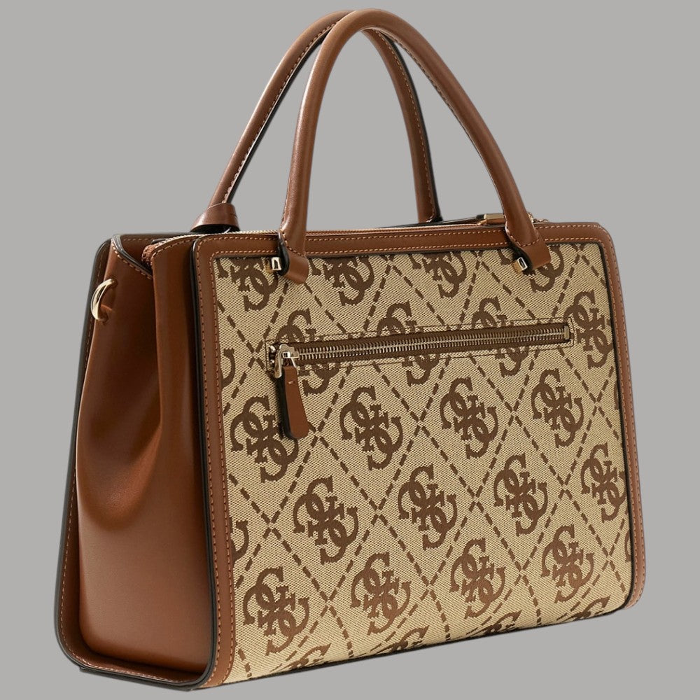 Borsa a tracolla Guess Audrey girlfriend satchel con stampa logo