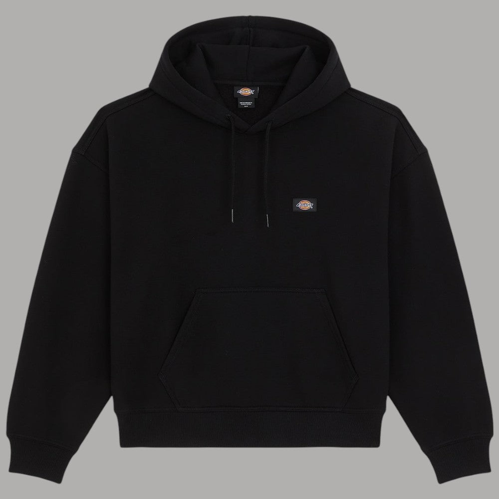 Felpa con cappuccio nera Dickies con cappuccio regolabile e tasca anteriore