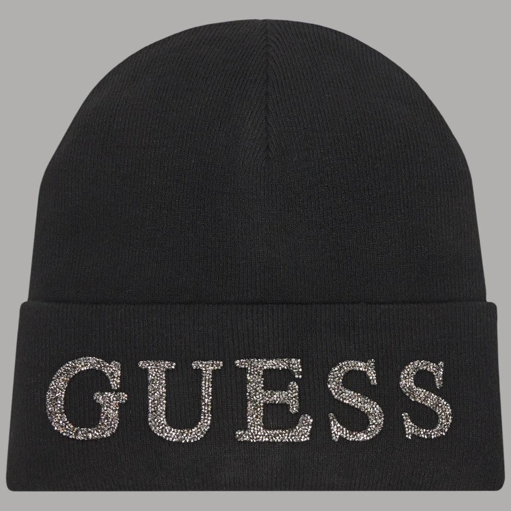 Guess berretto nero con strass AW5398 POL01 BLA - Prodotti di Classe