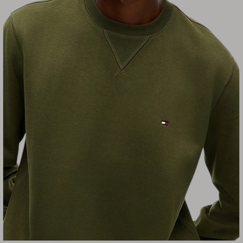 Felpa girocollo Tommy Hilfiger con piccolo logo sul petto