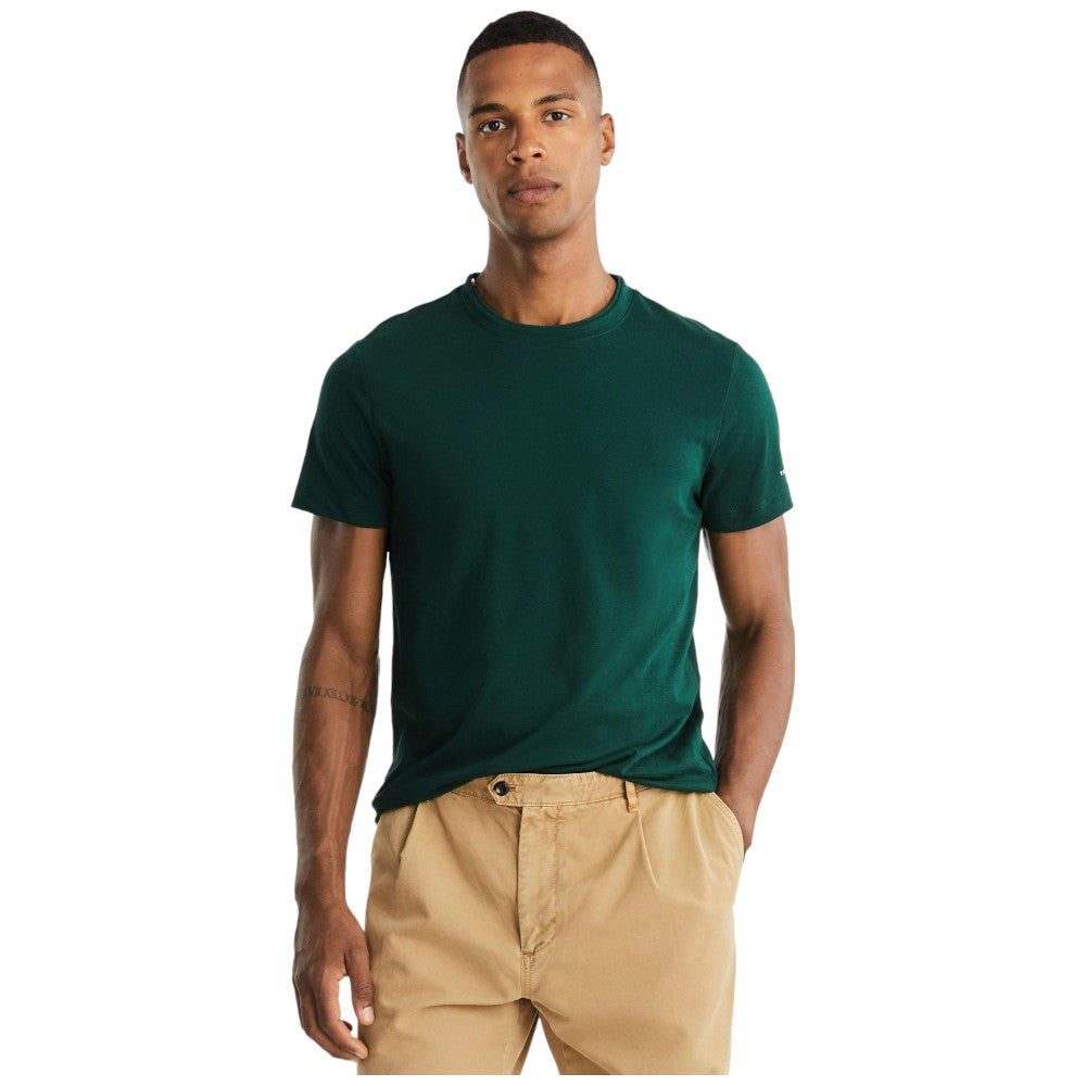 Tommy Hilfiger t-shirt verde MW0MW33892 T-shirt Tommy Hilfiger