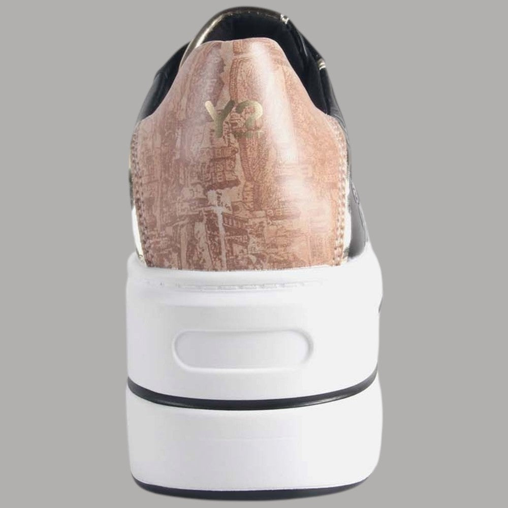 Sneakers YNot nere con suola rialzata, parte posteriore bronzo