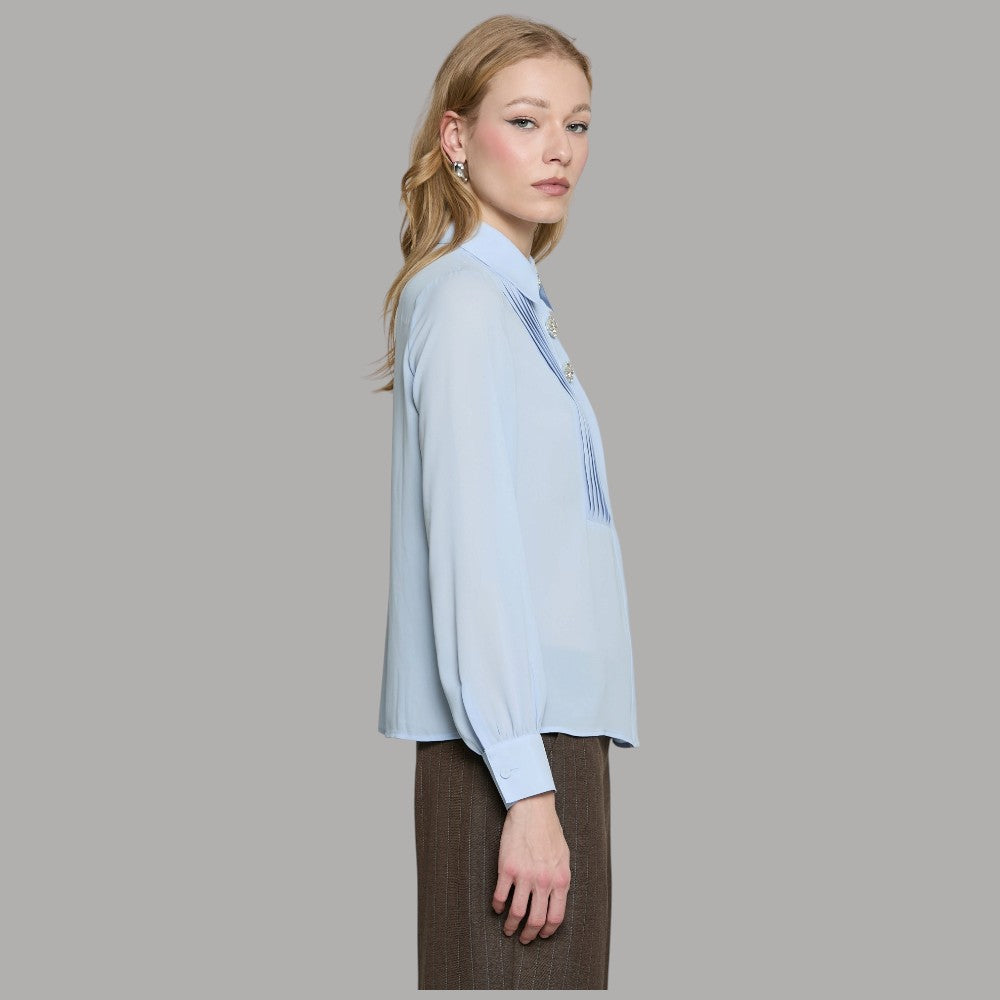 Camicia Relish Barela con bottoni gioiello