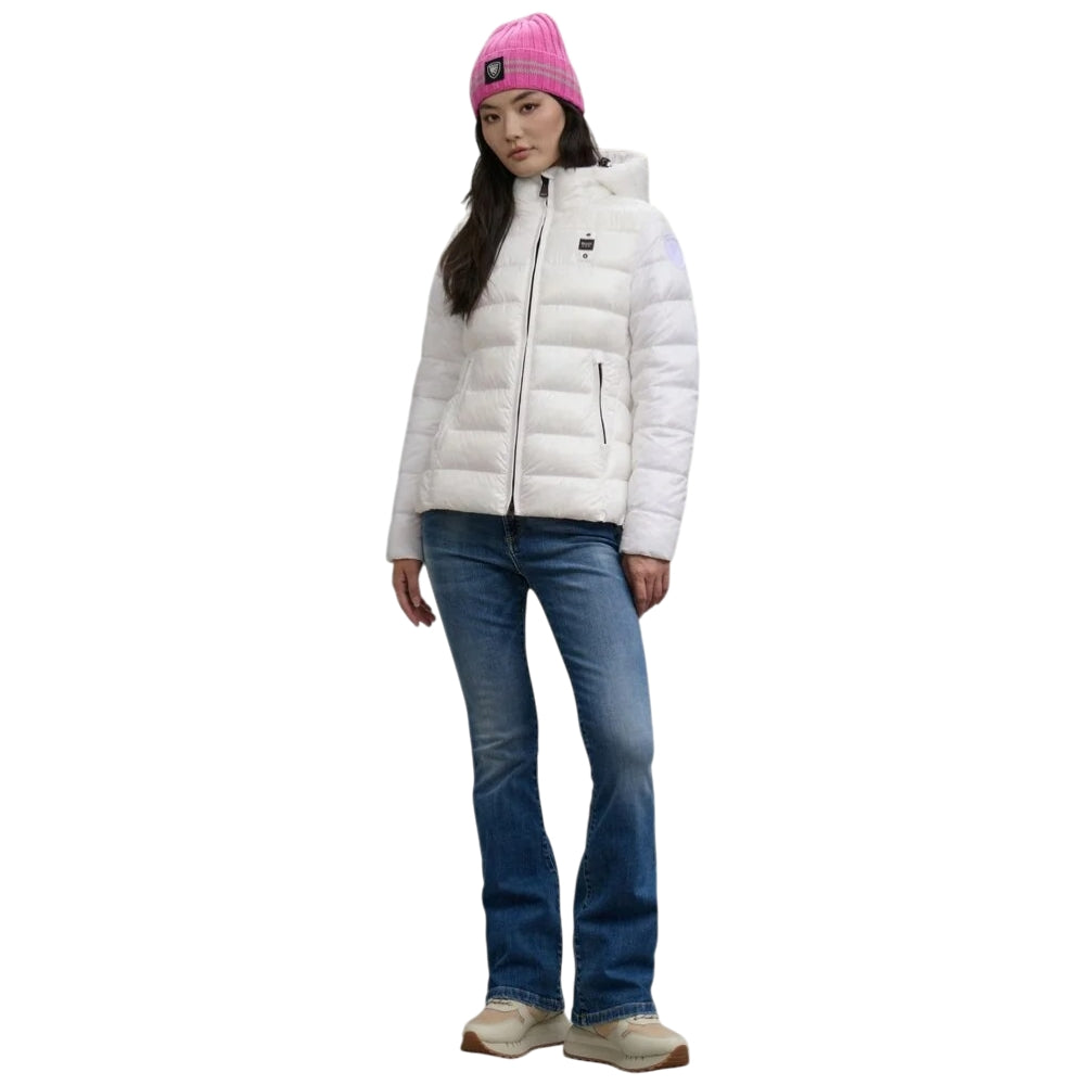Blauer eco piumino bianco Caroll 25WBLDC02072 Giubbini Blauer