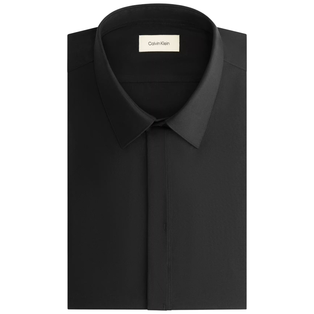 Calvin Klien camicia nera extra slim LV019EU0600CM Camicie Calvin Klein