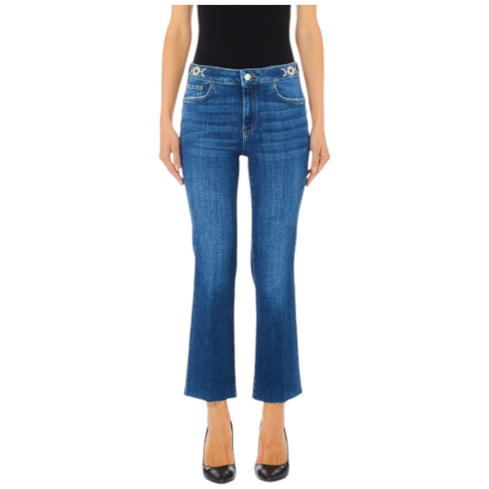 Liu Jo jeans vita alta Princess bottom up UF4040DS829 Jeans Liu Jo