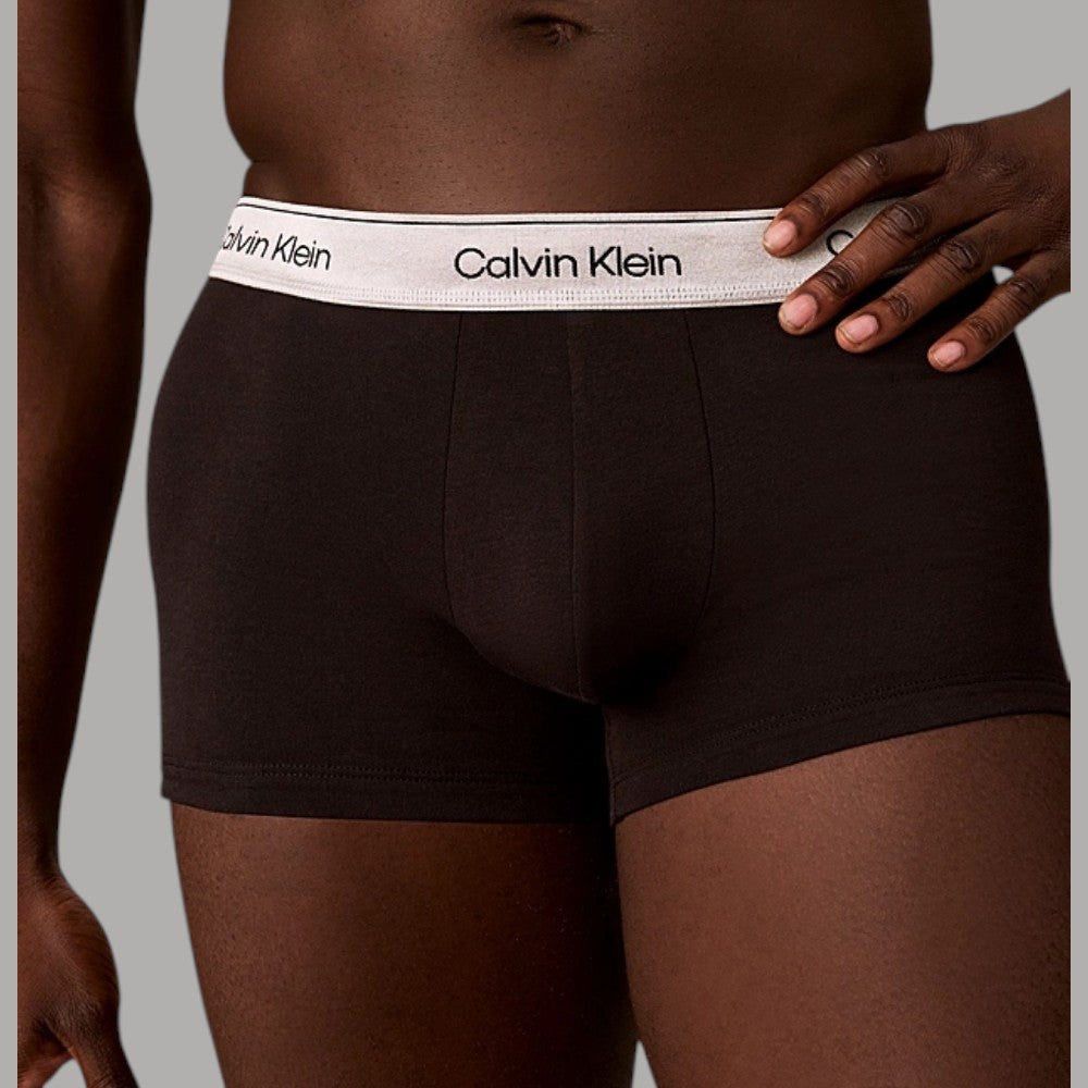 Boxer Calvin Klein pack 3 pezzi con logo e fascia effetto metallic