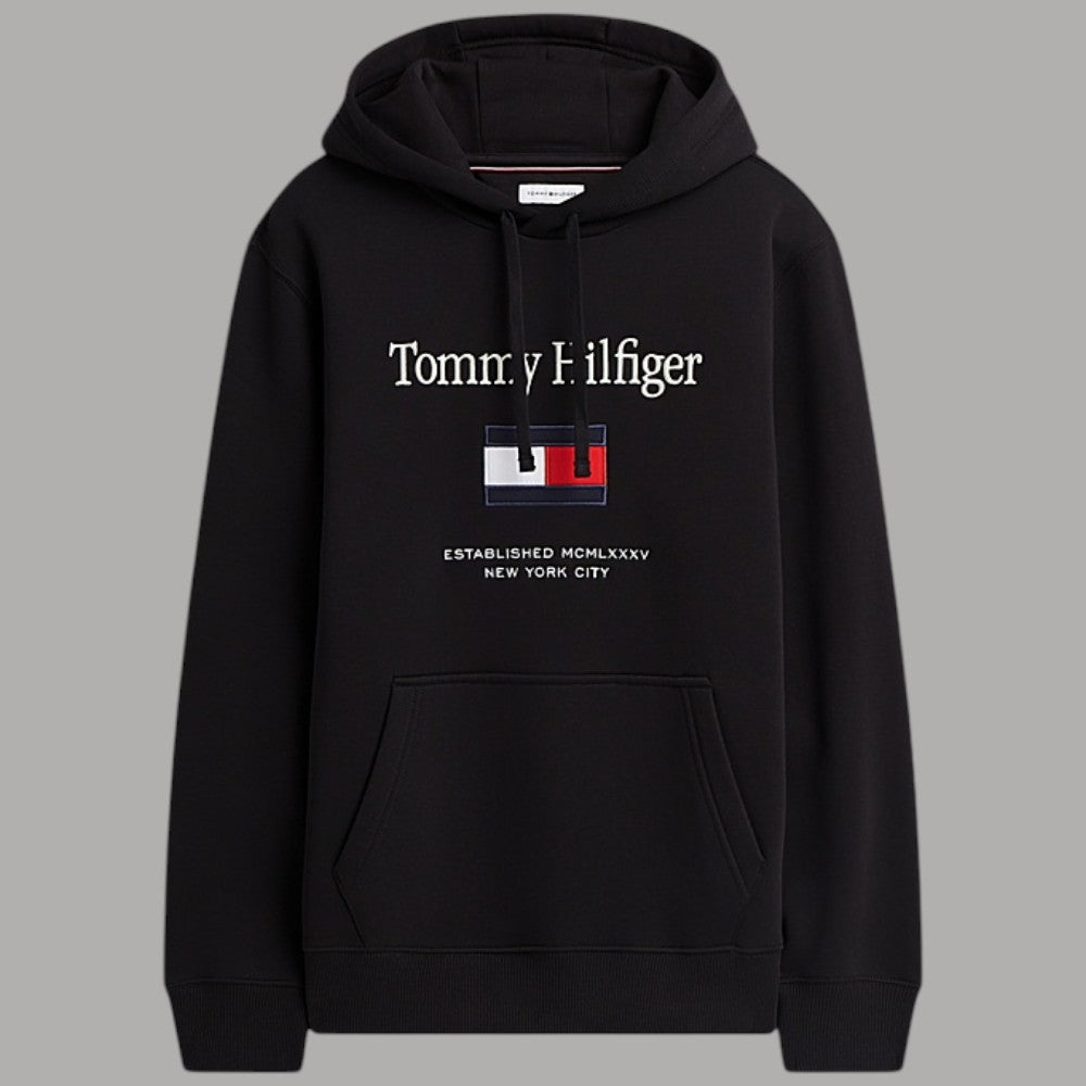 Felpa con cappuccio Tommy Hilfiger con logo ricamato