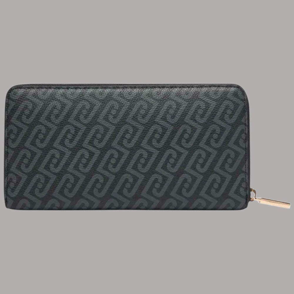 Portafoglio Liu Jo zip around XL, vista posteriore con monogramma e zip