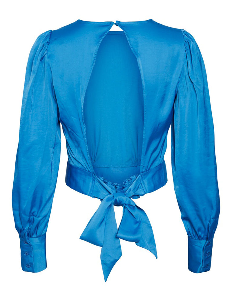 Vero Moda top cropped azzurro Natalia Camicie Vero Moda