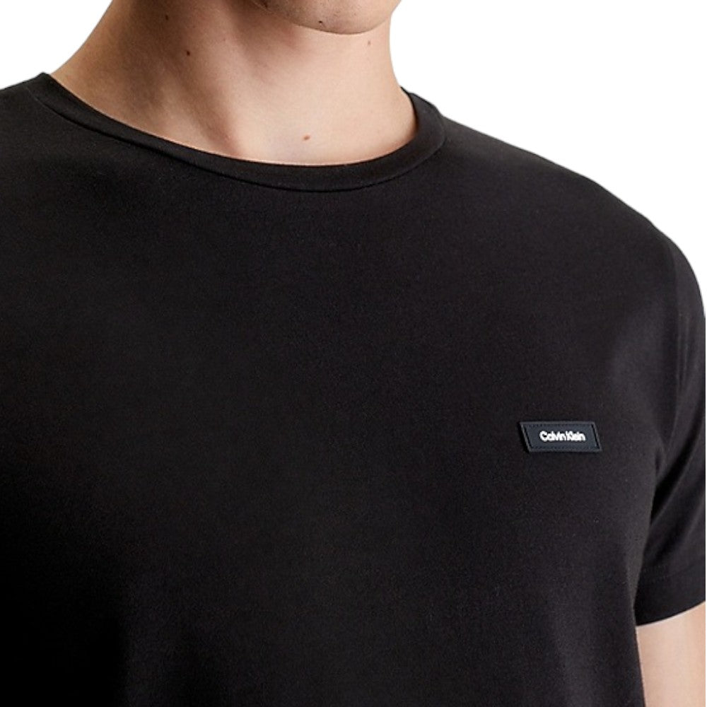Calvin Klein t-shirt nera stretch slim fit K10K112724 T-shirt Calvin Klein