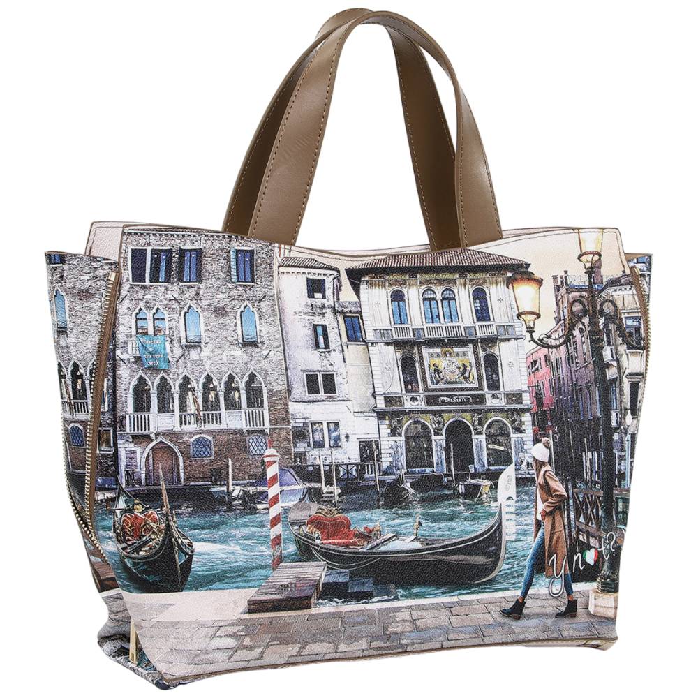 YNot borsa tote BLUE LAGOON YES709F6 YNot