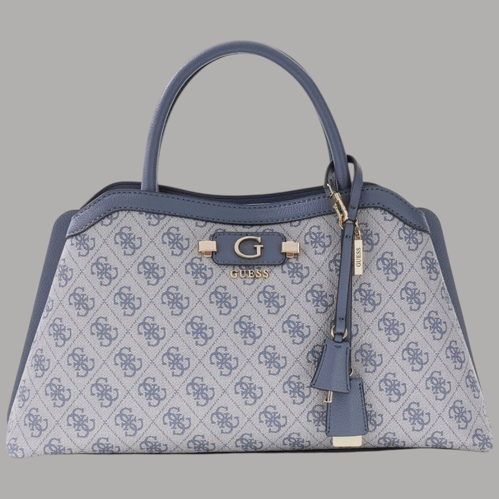 Borsa a mano con tracollo Guess Lindsey girlfriend satchel con logo