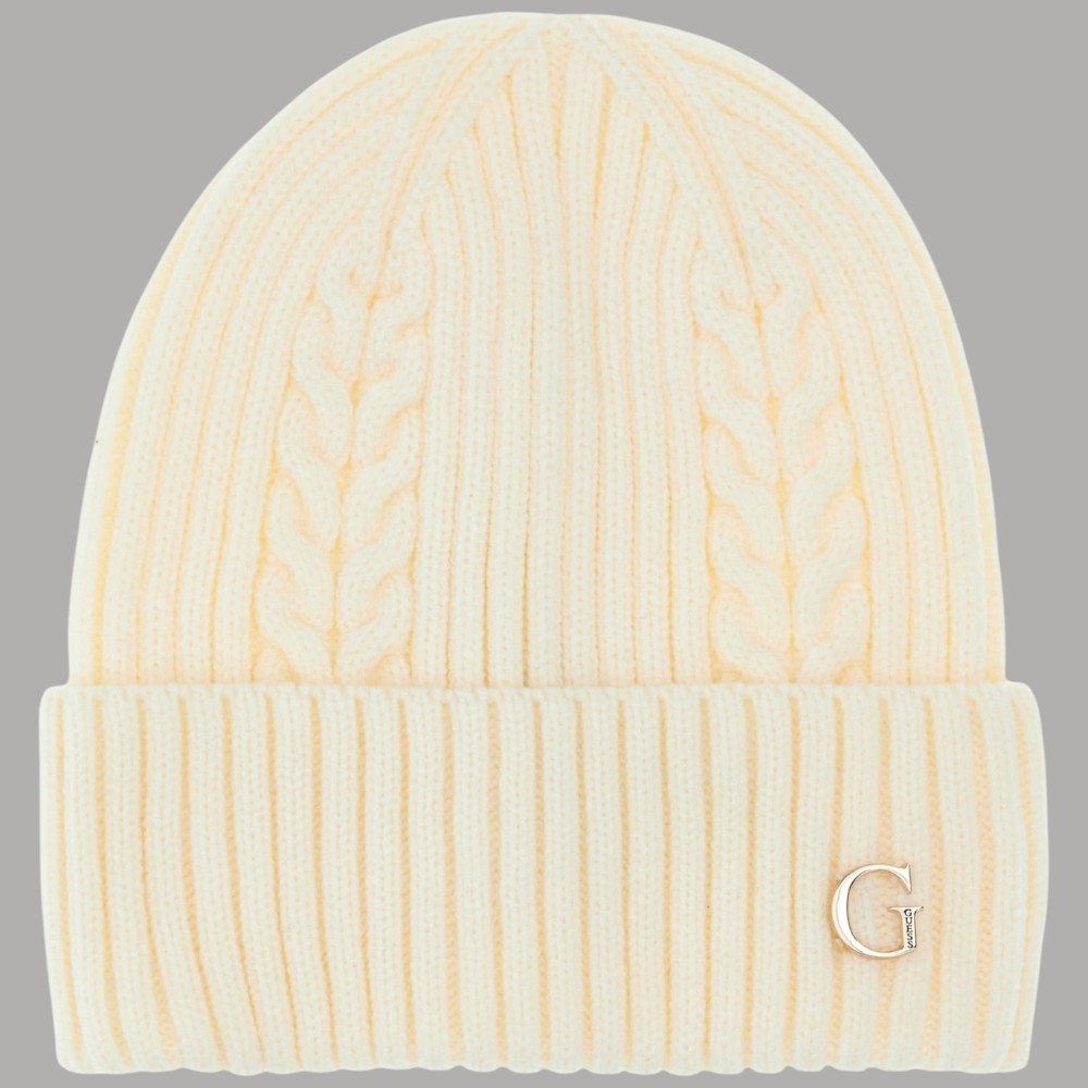 Guess berretto cuffia crema AW5381 POL01 WHI - Prodotti di Classe