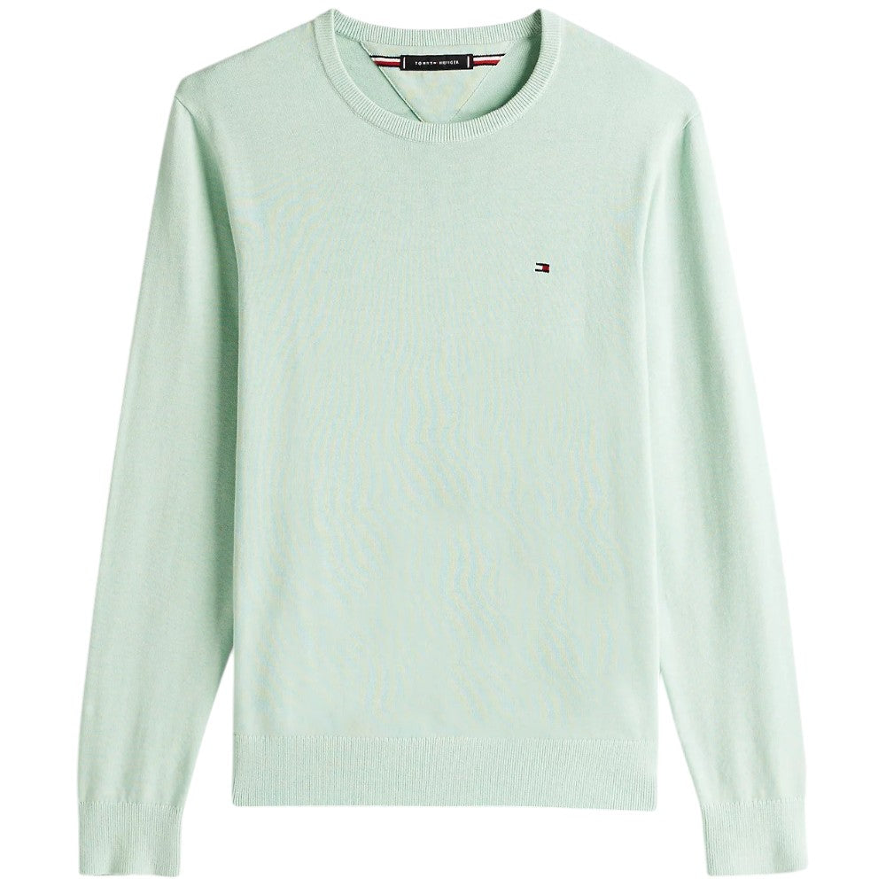 Tommy Hilfiger maglioncino verde menta MW0MW39999MRE Maglieria Tommy Hilfiger