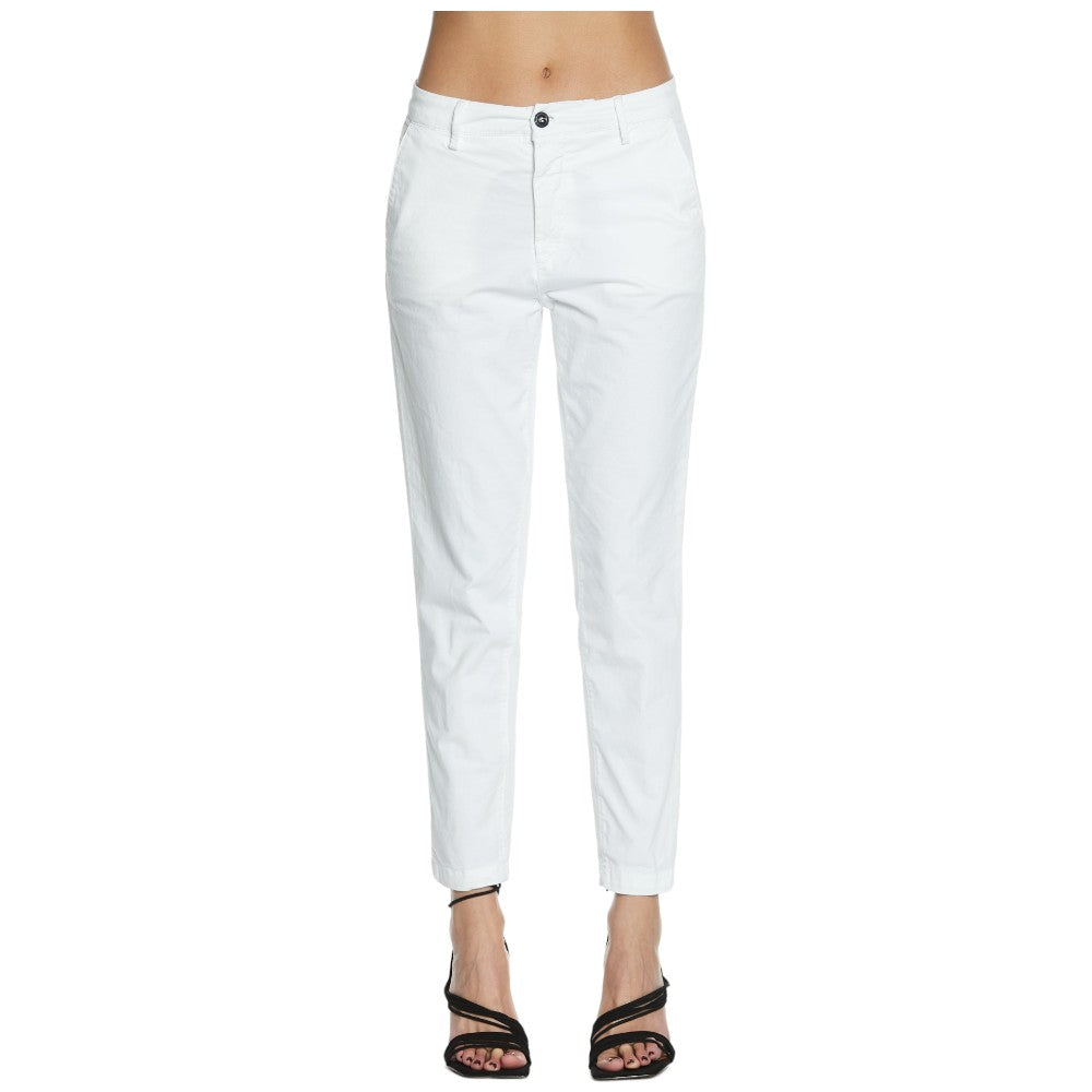 Relish pantalone chino bianco CAROL_1 Pantaloni Relish