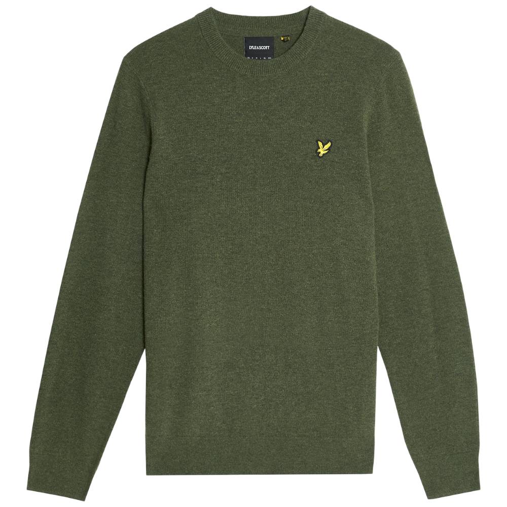 Lyle & Scott maglione lana verde KN2114VC Maglieria Lyle & Scott