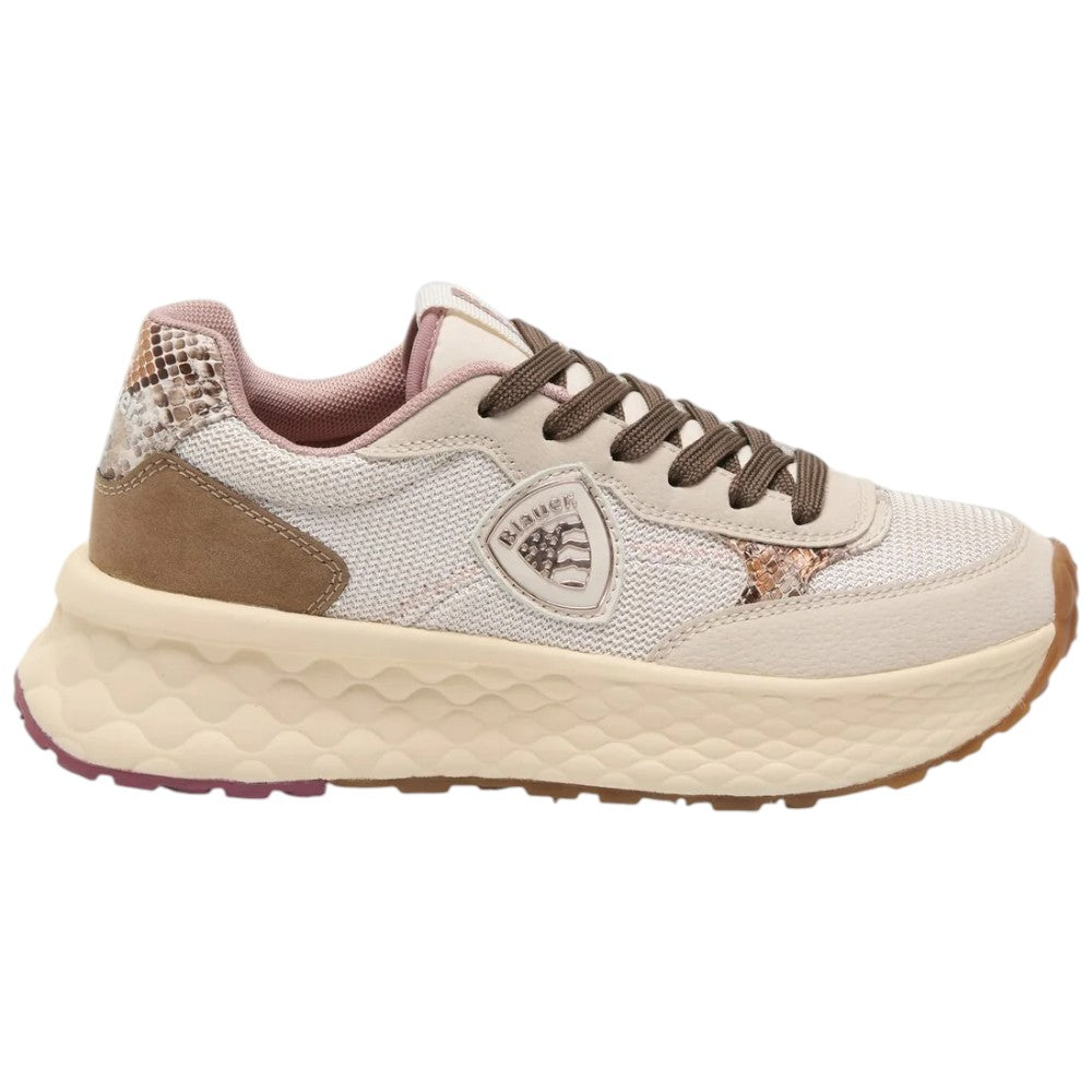 BLAUER sneakers da donna CREAM/BROWN art. F5LYNN01/PYT Sneakers Blauer