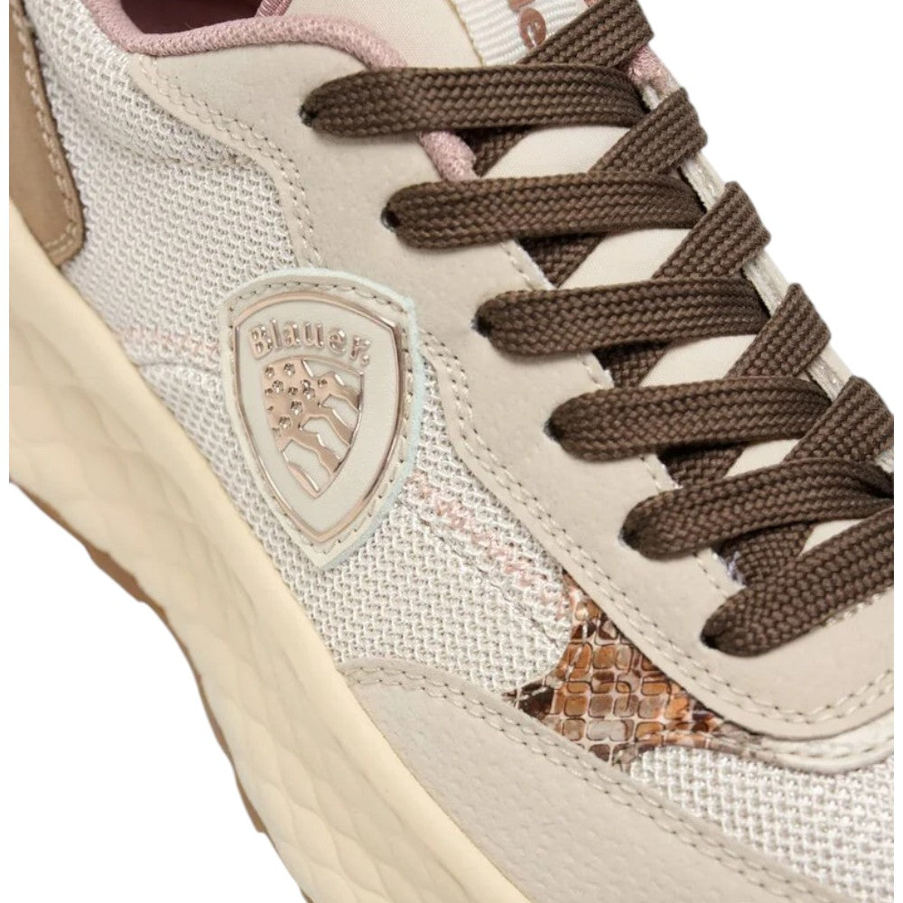 BLAUER sneakers da donna CREAM/BROWN art. F5LYNN01/PYT Sneakers Blauer